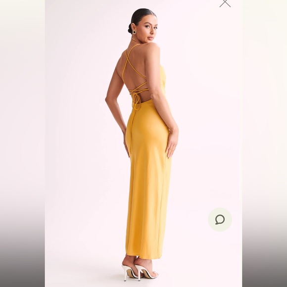 Straight Neck Slip Maxi Dress - Picture 1 of 7